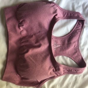 NVGTN Pink Seamless Contour Sports Bra